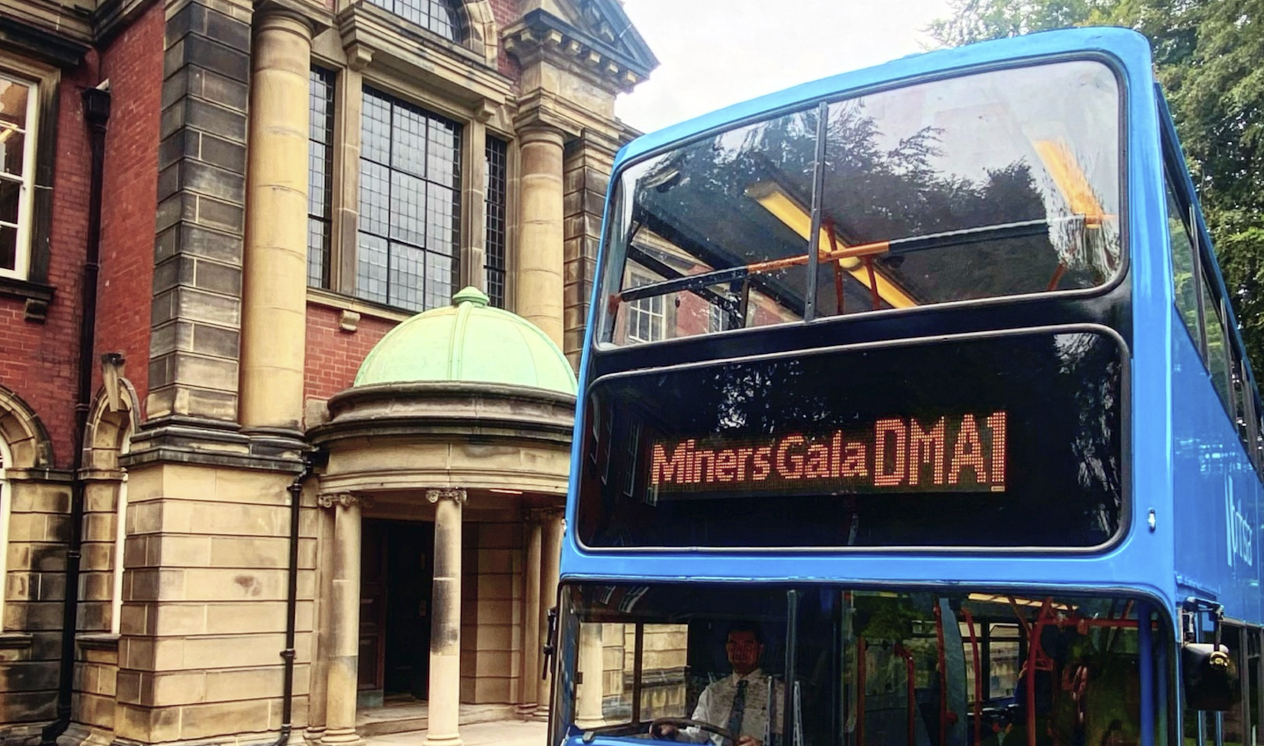 Free shuttle buses for Durham Miners' Gala