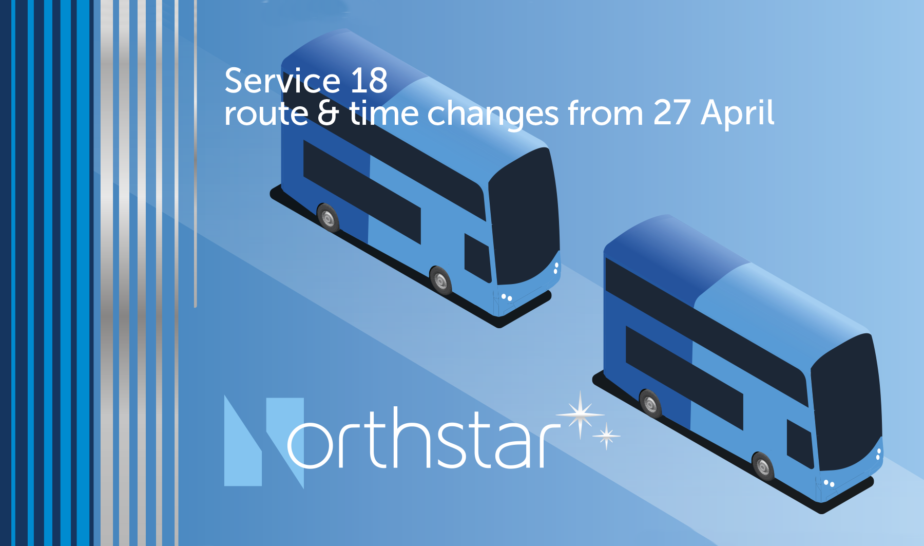 Improved timetable on service 18 from Monday 27 April